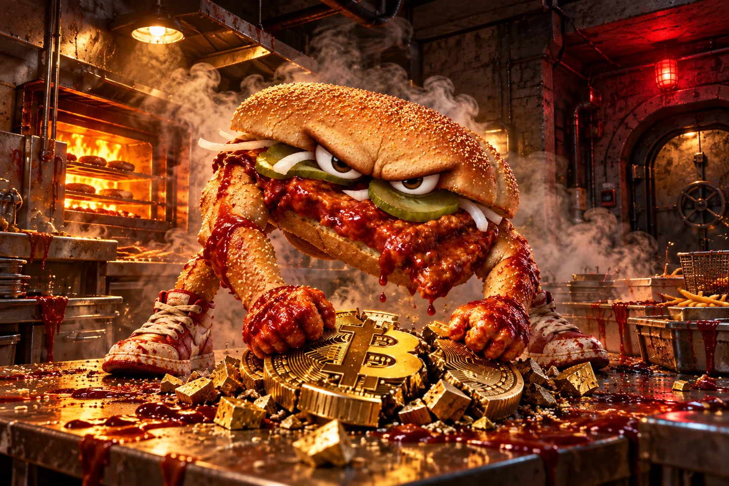 The angry sandwich born inside a smoky underground kitchen